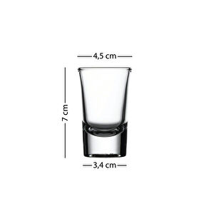 Rakle Good Luck 4'lü Shot Bardağı Seti 34 Cc