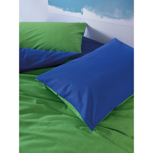 Cozy Home Popping Colors Tek Kişilik Lastikli Çarşaflı Nevresim Takımı Sage Yeşil-Mavi görseli 4