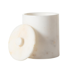 Mudo Home Marble Beyaz Çöp Kovasi 3 Lt