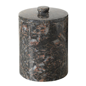 Mudo Home Marble Si̇yah Çöp Kovasi 3 Lt