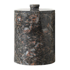 Mudo Home Marble Si̇yah Çöp Kovasi 3 Lt