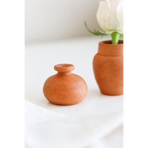 Beige & Stone Mini Çömlek Vazo 2'li Set görseli 1