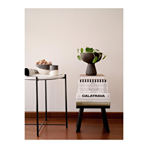 Beige & Stone Mushroom Vazo Dekoratif Obje görseli 4
