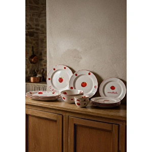 Rakle Pomodoro Stoneware Salata Kasesi 25 Cm görseli 6