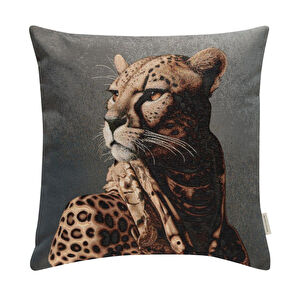 Mudo Home Jaguar Goblen Kirlent 45x45 Cm