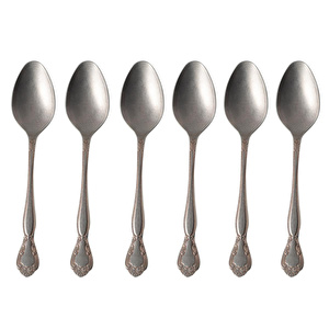 Mudo Home Aurelia Eski̇tme Gold Yemek Kaşiği 6 Li Set görseli 2