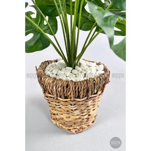 Biçiçek Yapay Monstera Deve Tabanı 65-70 Cm Hasir1