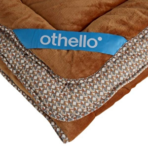 Othello Tek Kişilik Çift Taraflı Welsoft Comforter Yorgan Seti Orange 155x215 Cm - Dormio Soft Trigo Serisi görseli 6