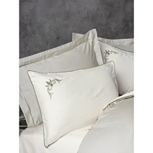 Cotton Box Elite Saten Çift Kişilik Nevresim Takımı Teresa Bej görseli 2