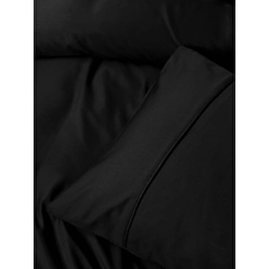 Cotton Box Silky Saten Çift Kişilik Nevresim Takımı Siyah görseli 3