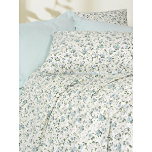 Cotton Box Petite Çift Kişilik Lastikli Çarşaflı Nevresim Takımı Nola Mint