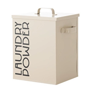 Mudo Home Roma Deterjanlik Mat Bej 18x15x23 Cm