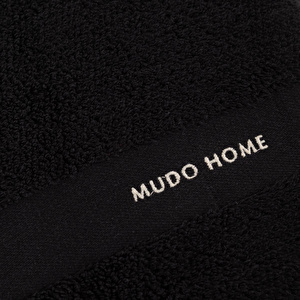 Mudo Home Yüz Havlusu Si̇yah 50x80 Cm