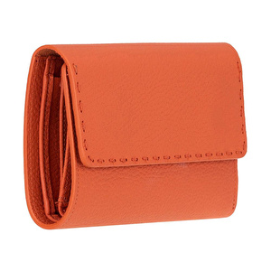 Bloominbag Arc Wallet Terracotta Pebble Hakiki Deri Kartlıklı Manyetik Cüzdan görseli 3