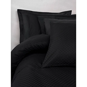 Cotton Box Plaid Ranforce Çift Kişilik Nevresim Takımı Siyah görseli 2