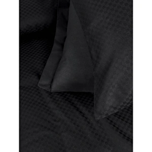 Cotton Box Plaid Ranforce Çift Kişilik Nevresim Takımı Siyah görseli 3