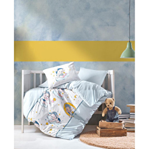Cotton Box Bebek Nevresim Takımı Bear Mavi