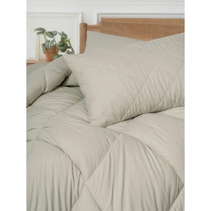 Cotton Box Softwash Çift Kişilik Yorgan Seti Taş 180x200 Lastikli Çarşaf görseli 3