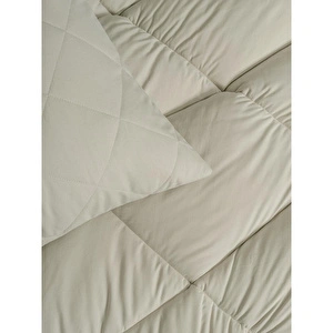 Cotton Box Softwash Tek Kişilik Yorgan Seti Taş görseli 3