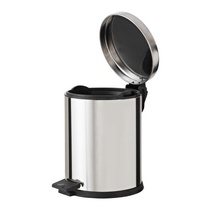 Mudo Home 5lt Pedalli Çöp Kovasi Inox görseli 4