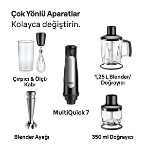 Braun Multiquick 7 El Blenderi Mq7045x görseli 4