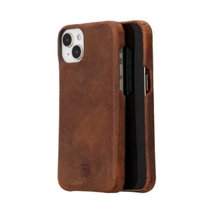 Bloominbag Bloomcase Apple Iphone 16 (6.1") Saddle Brown Hakiki Deri Telefon Kılıfı görseli 2