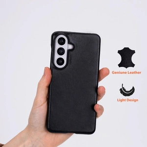 Bloominbag Monte Onyx Black Deri Telefon Kılıfı Samsung Galaxy S26 (6.3") | Ultra İnce Premium Leather Case