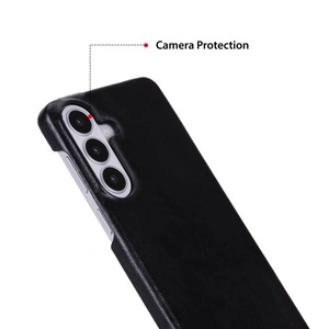 Bloominbag Monte Onyx Black Deri Telefon Kılıfı Samsung Galaxy S26 (6.3") | Ultra İnce Premium Leather Case