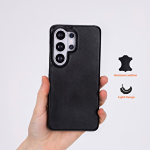 Bloominbag Monte Onyx Black Deri Telefon Kılıfı Samsung Galaxy S26 Ultra (6.9") | Ultra İnce Premium Leather Case