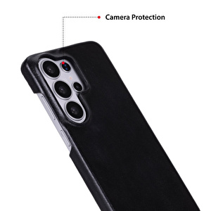 Bloominbag Monte Onyx Black Deri Telefon Kılıfı Samsung Galaxy S26 Ultra (6.9") | Ultra İnce Premium Leather Case