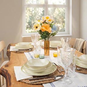 Bernardo Mando 12 Parça Yemek Takımı Yeşil