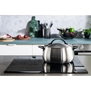 Berghoff Home Belly Kapaklı Tencere 24cm Füme Siyah görseli 2