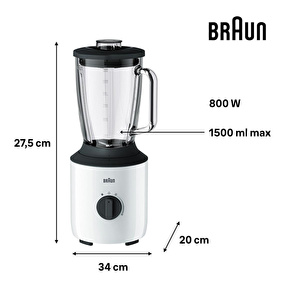Braun Powerblend 3 Blender Jb3150wh