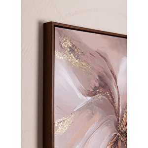 The Mia Neutral Floral Kanvas Tablo 70x100 Cm Tbl0106