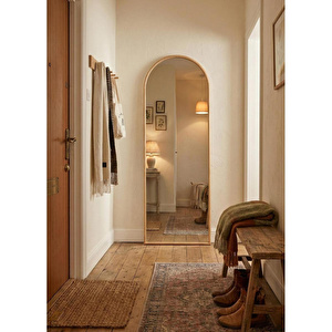 The Mia Ahşap Duvar Aynası 50x160 Cm görseli 4