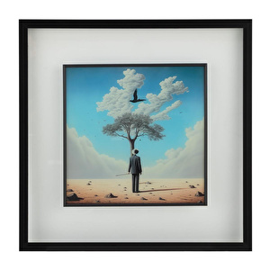 Mudo Home Solus Çerçeveli̇ Cam Tablo 60x60 Cm