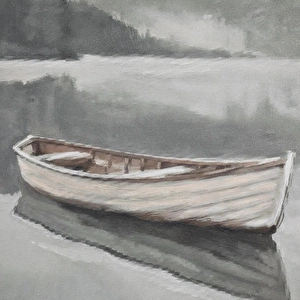 Mudo Home Quiet Shore Çerçeveli̇ Yağli Boya Tablo 100x100 Cm görseli 4
