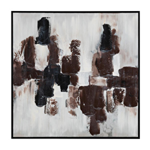 Mudo Home Pulse Çerçeveli̇ Yağliboya Tablo 100x100 Cm