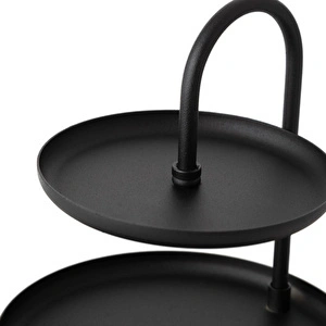 Mudo Home Orta Boy Si̇yah Metal Düzenleyi̇ci̇ görseli 5