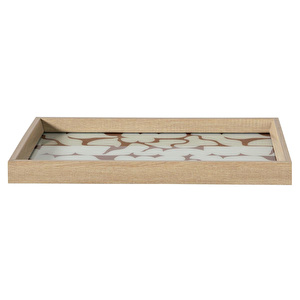 Mudo Home Soft Brown Dekorati̇f Tepsi̇ 31x42 Cm görseli 4
