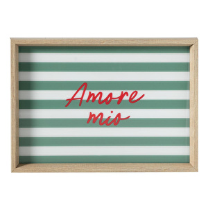 Mudo Home Amore Mio Dekorati̇f Tepsi̇ 31x42 Cm