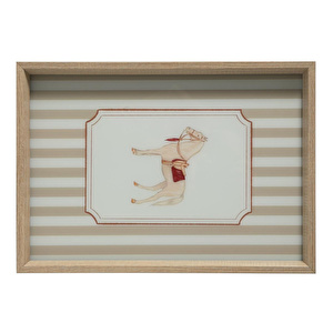 Mudo Home Horse Dekorati̇f Tepsi̇ 31x42 Cm