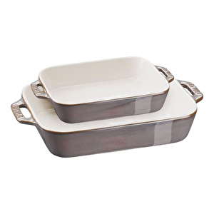 Staub Seramik Fırın Kabı Seti, 2'li