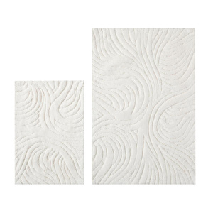 Mudo Home Louise 2'li̇ Banyo Paspas Seti̇ Ekru