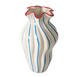 Mudo Home Blue Line Vazo 21x21x39cm görseli 3
