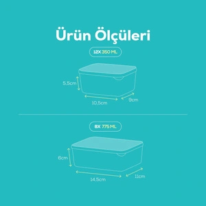 Vienev 20'li Buzdolabı Düzenleyici Organizer Mikrodalgaya Uygun Difriz Saklama Kabı Turuncu