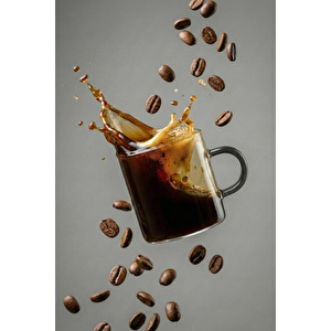 Vienev Gri Kulplu 6'lı Cam Espresso Bardağı Seti - 95 Ml