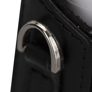 Bloominbag Aurel Onyx Black Charm Hakiki Deri Airpods Kılıfı – Airpods 1 & 2 Uyumlu görseli 5