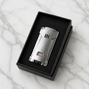 Coho Objet Coho Patron Triple Torch Chrome Puro Çakmağı görseli 6