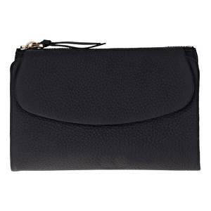 Bloominbag Élia Noir Black Medium Deri Kadın Cüzdan & Clutch